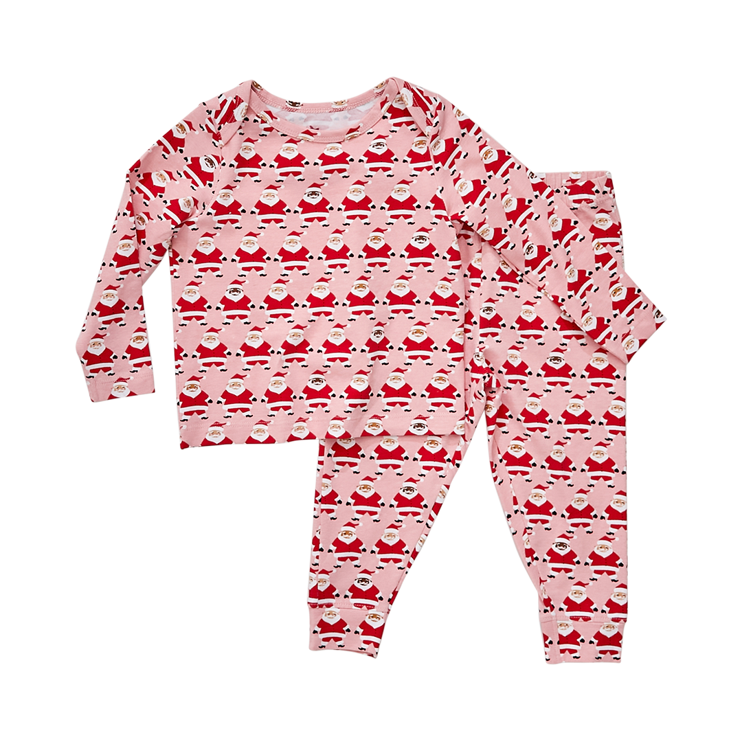 Organic Holiday PJ Set - All The Santas