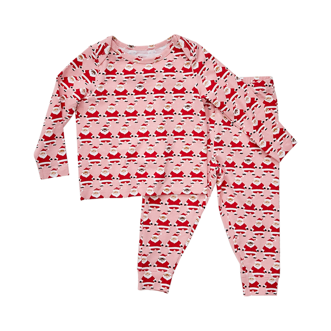 Organic Holiday PJ Set - All The Santas